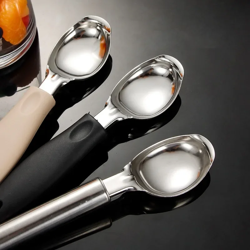 Ice Cream Scoops Stacks Creative Kitchen Gadget Zinc Alloy Digging Ball Spoon Ice Cream Dessert Spoon for Home Restaurant
