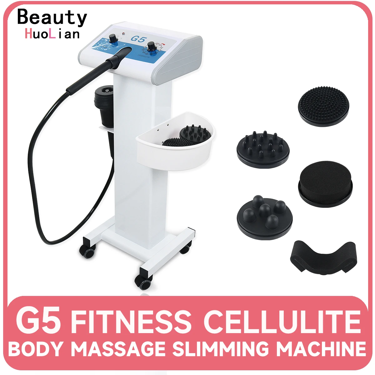 Macchina Per Massaggio Vibrante G5 Massaggiatore Muscolare Dimagrante Rimozione Della Cellulite Apparecchio Per Il Corpo Per La Perdita Di Peso Usato 