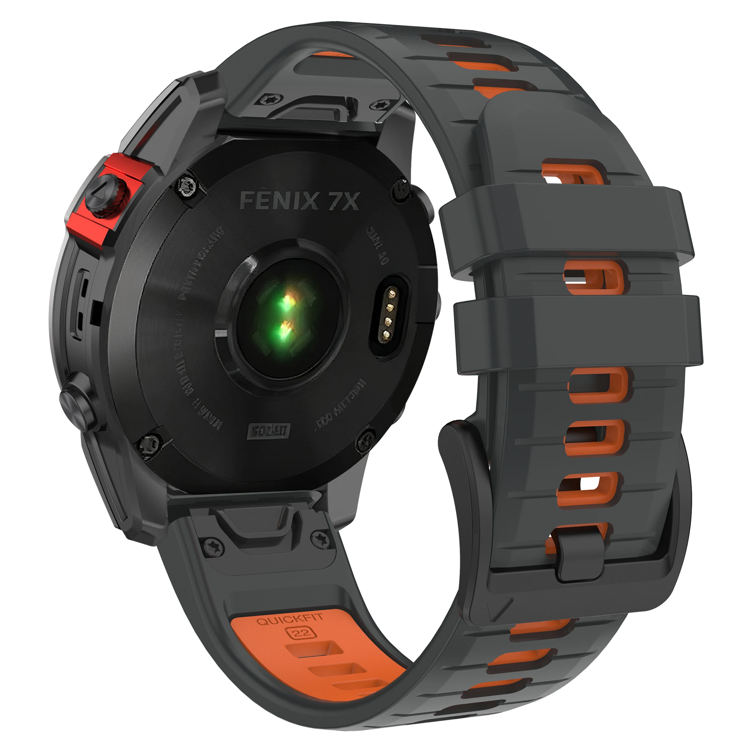 Enhanced Silicone Replacement Watchband - QuickFit Design