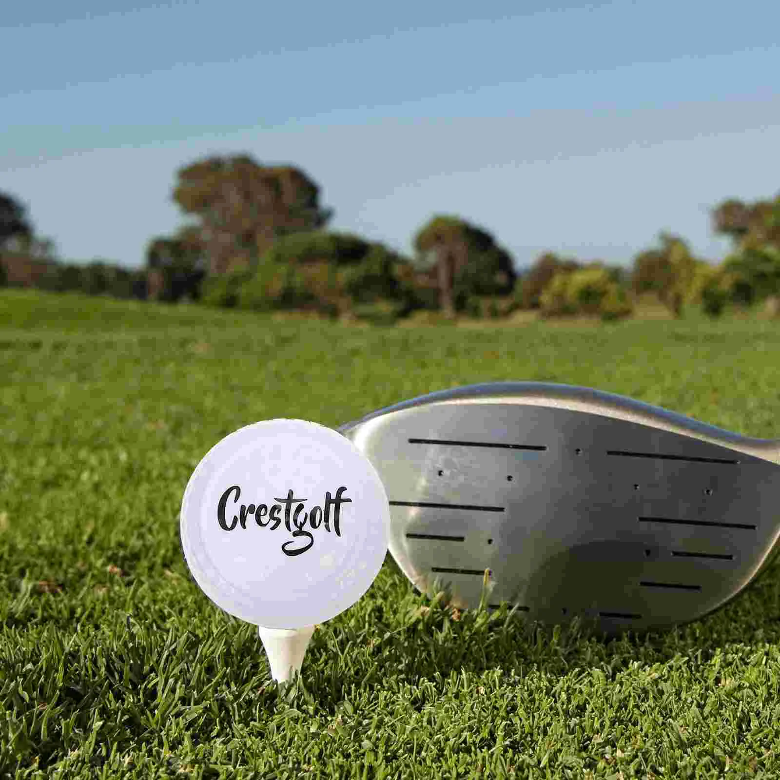 

Lightweight Putting Practice Flat Golf Training Balls Synthetic Rubber Flat Golfing Balls for Training Training Golf Supply
