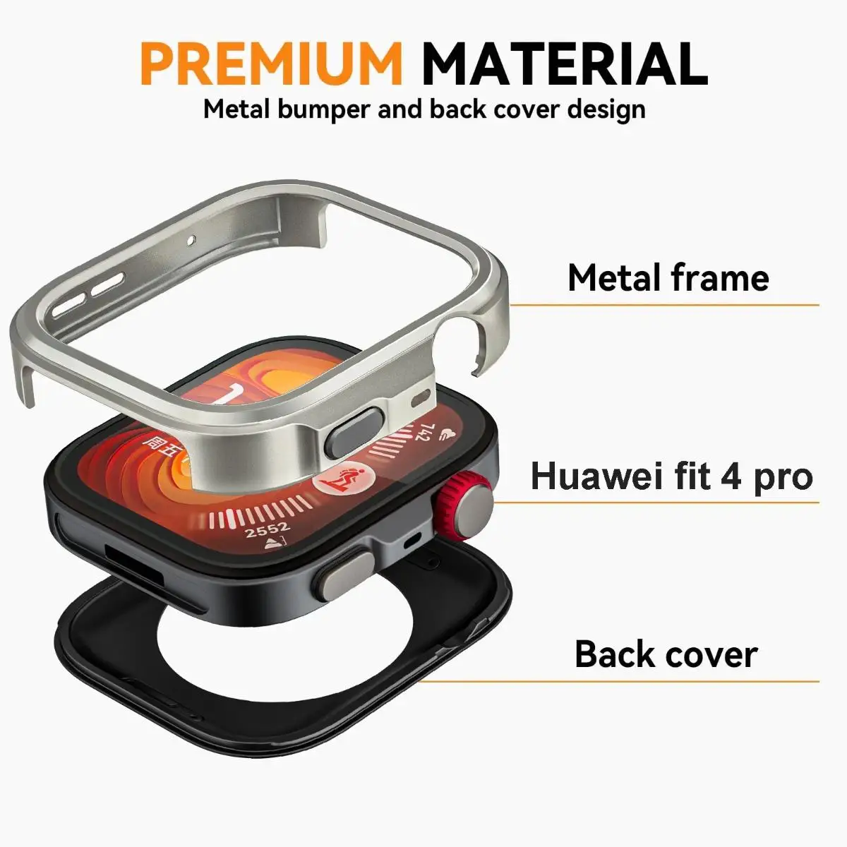 Premium Metal Protective Case - Shockproof & Anti-Scratch Bumper Cover