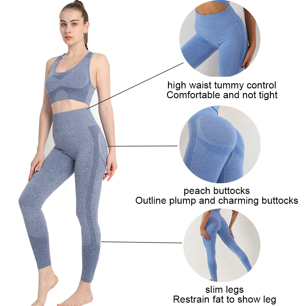 2023 New Yoga Pants Women Leggings For Fitness Nylon High Waist Long Pants Women Hip Push UP Tights Women Gym Clothing