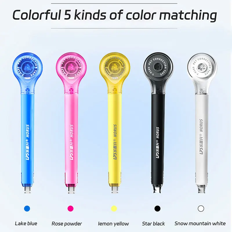 Correction Tape 6m Length Macaron Color Pen Shape White out Correction Tape 5mm Width New Creative Design Cute School Stationery