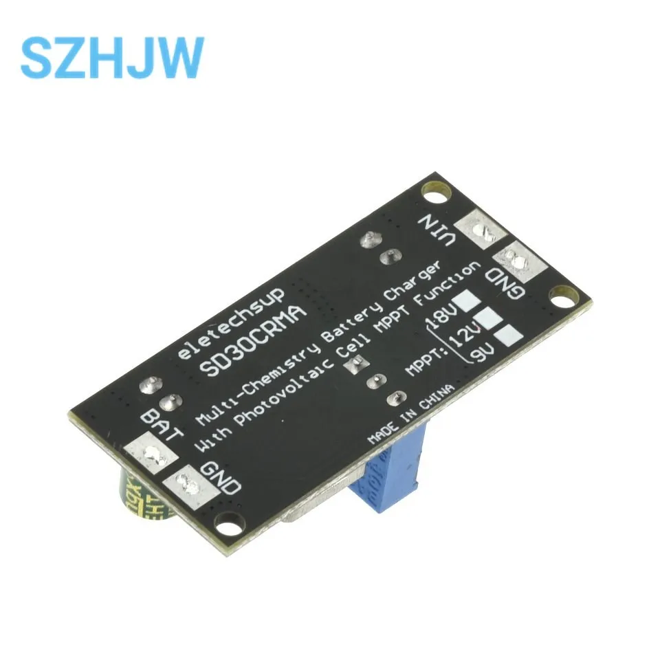 Regolatore Di Carica Solare MPPT CN3795 – Modulo Ricarica 2A Per Batterie Al Litio Con Tracciamento Punto Di Massima Potenza (MPPT)