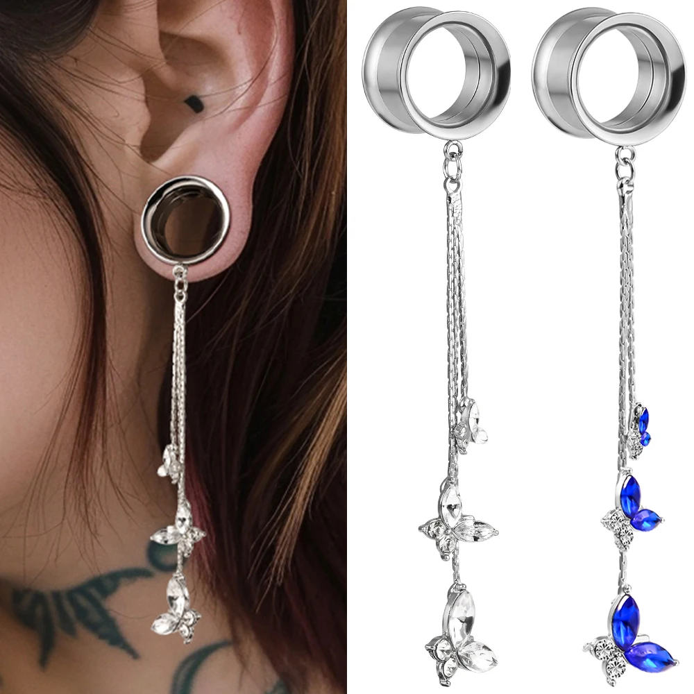 DOEARKO Glass Ear Gauges Stretching Kit - 16G To 00G Short Taper