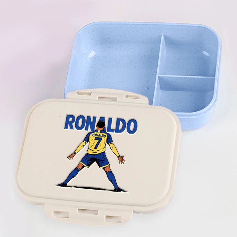CR7 Football Player Bento Lunch Box - Cristiano Ronaldo Kids Gift