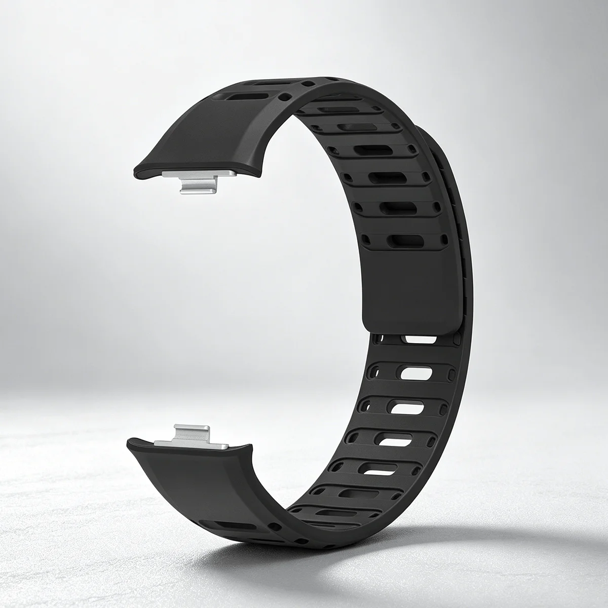 Magnetic Buckle Silicone Watch Strap – Universal Fit