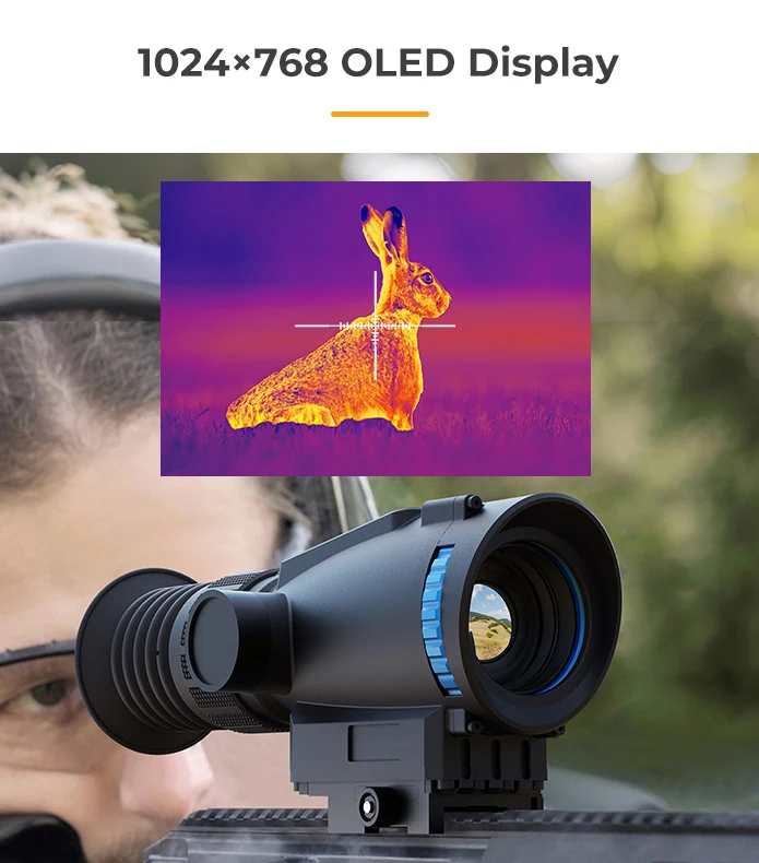 Thermal Monocular Scope 384X288 50Hz Thermal Visor for Hunting 25mm 35mm Lens Th