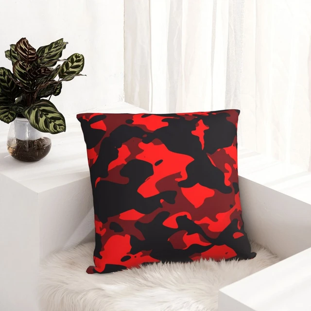 Black Red Bape Camo Pillow Case Army Camouflage Dakimakura