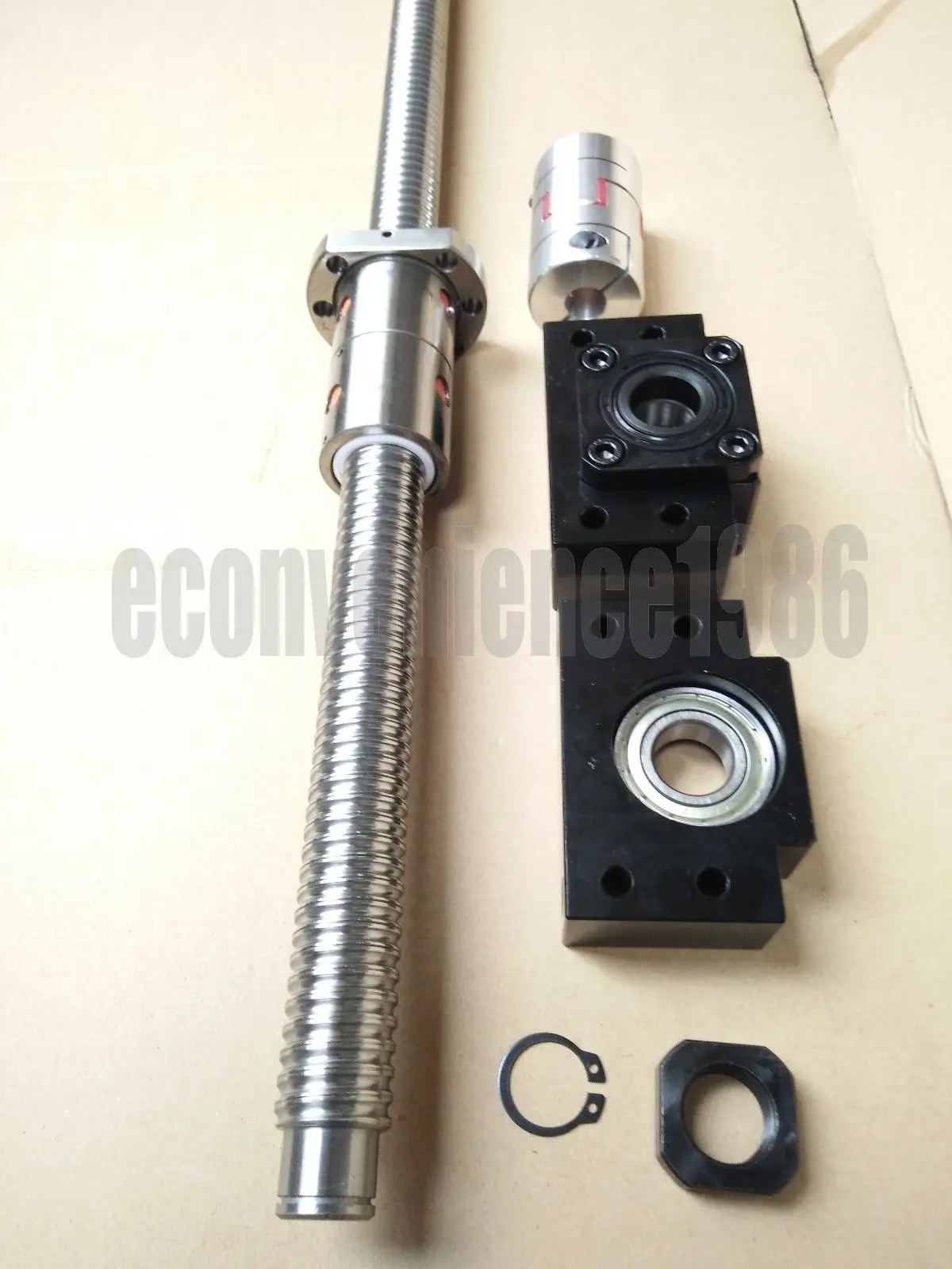 

1 pcs Anti-backlashed Ballscrew DFU3205-750 mm Ballscrew & BF/BF25& Coupling