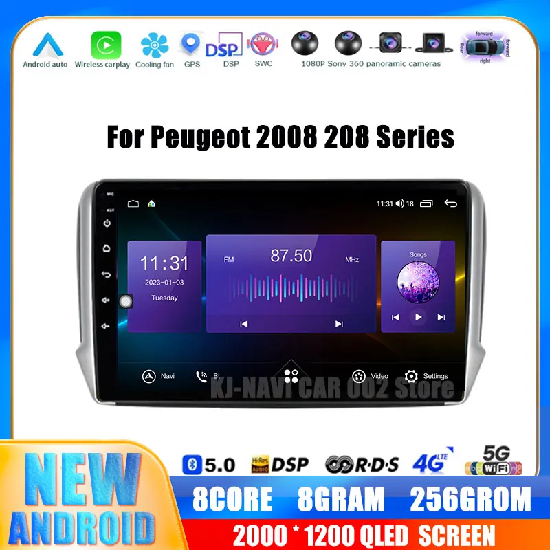 

Android 14 для Volvo S80 1998-2006 автомобильное радио, мультимедийный видеоплеер, навигация GPS, автомобильное стереоустройство Carplay, беспроводное, Wi-Fi