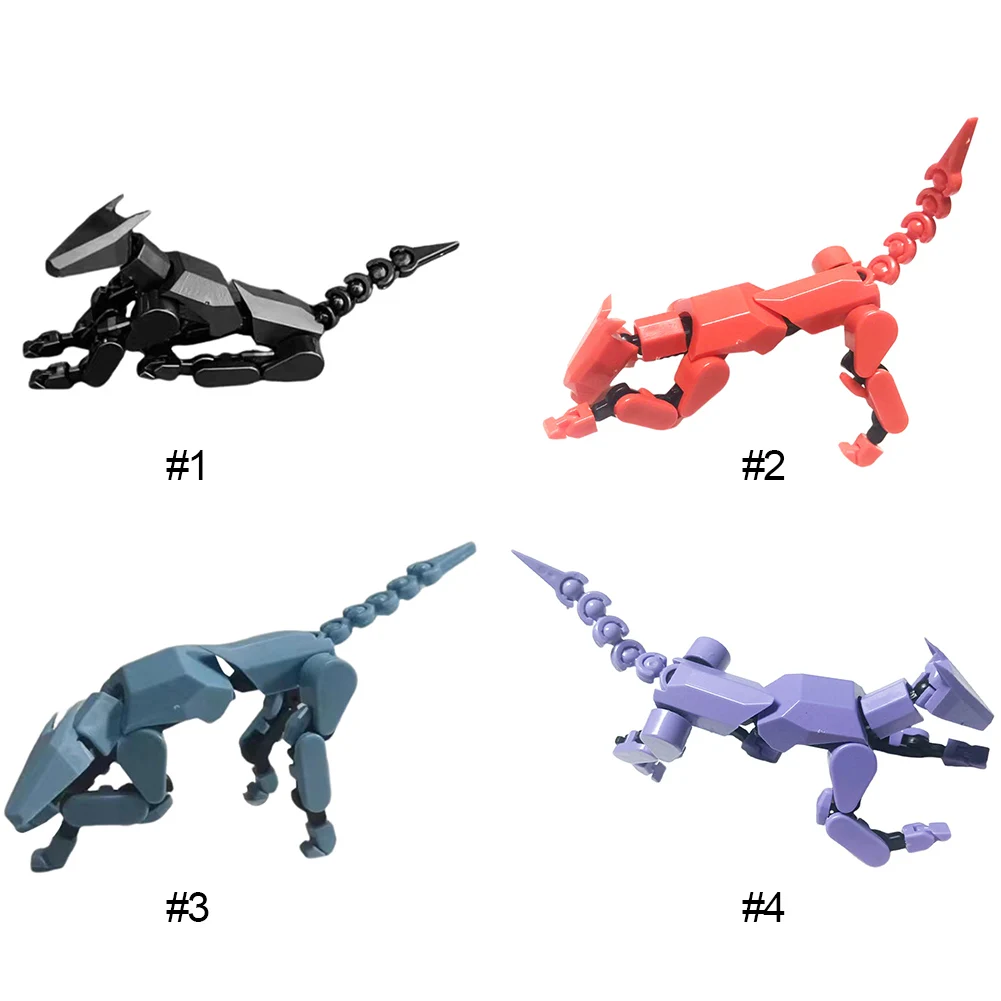 13 Robot Dog Action Figure 3D Printed Robo Dog Dummy Dog Gift for Collectors Desktop Decorations