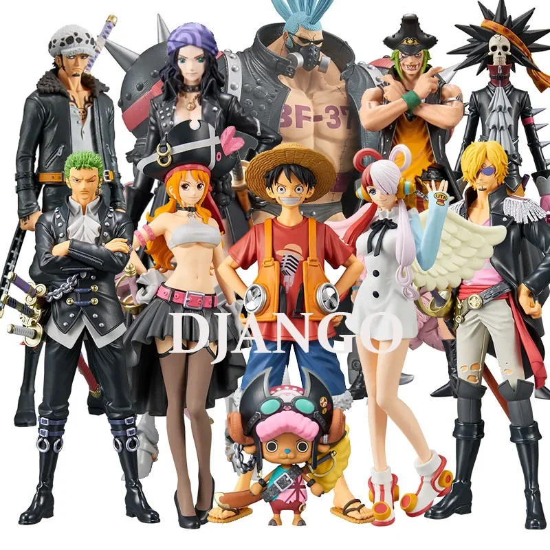 

DXF The Grandline One Piece Film Red Robin Zoro Luffy Nami Sanji Uta Anime Action Figurine Manga PVC Figure Hobbies Toys