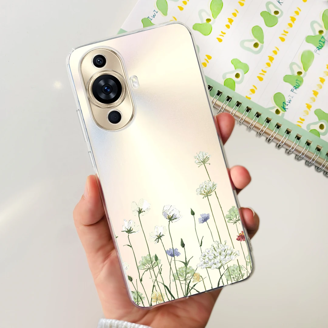 Cute Painted Clear Silicone Soft TPU Phone Case for Huawei Nova 11 Series