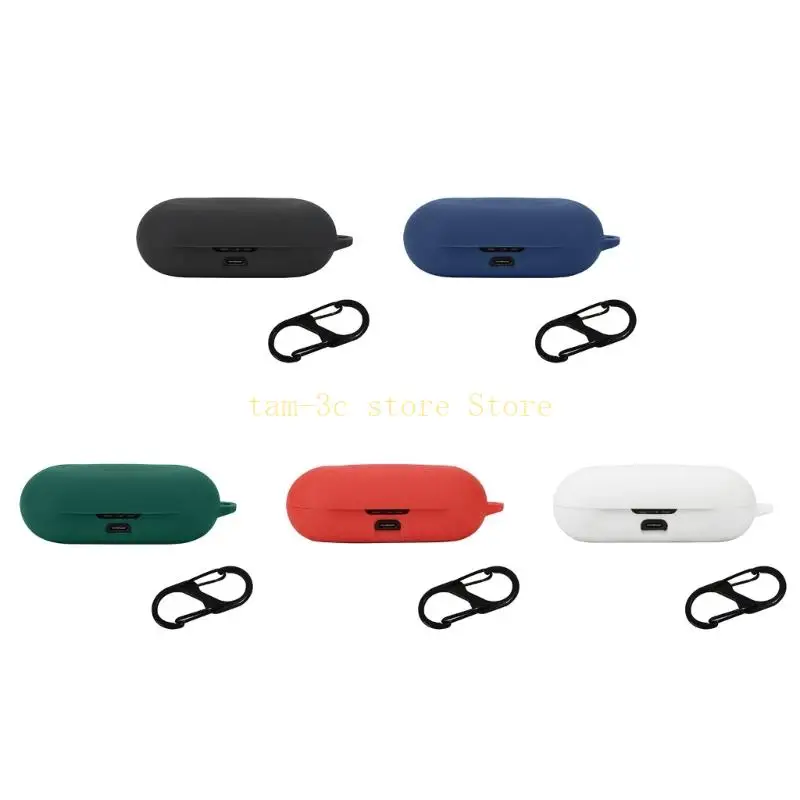 

Compatible for TVC 200 Shockproof Earphone Sleeve Impact-resistant Silicone Housing Washable Soft Cover Holder D0UA