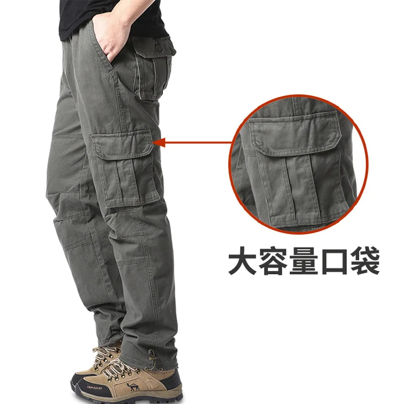 Men's Casual Sports Pants Stretch Waist Tactical Cargo Pants Man Hiking Joggers Cotton Trousers cargo pants,mens casual trousers,men jogger pants