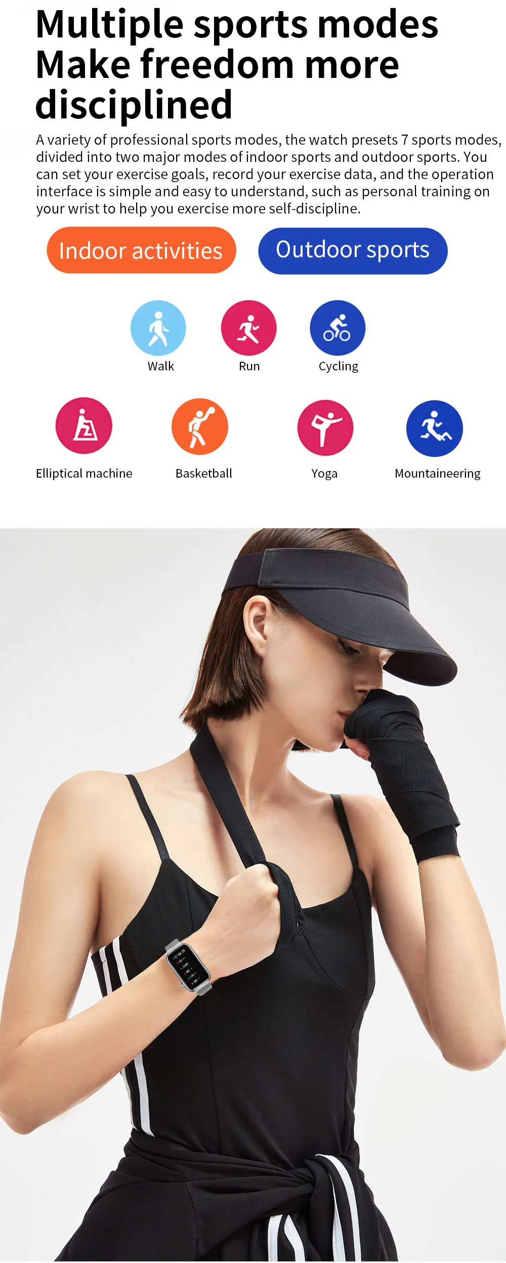 HM08 Smart Bracelet Watch Women Lady Smartwatch Heart Rate  Blood Pressure Monitor Sport Fitness Tracker Girl Gift Smartwrist