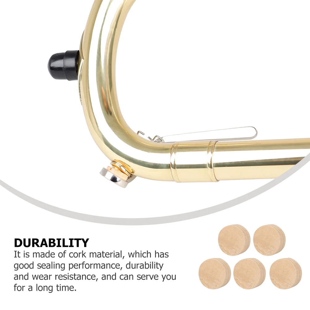 Trombone Cork Plug Musical Instrument Accessories Corks Water Key Trumpet Spit Valve Pads
