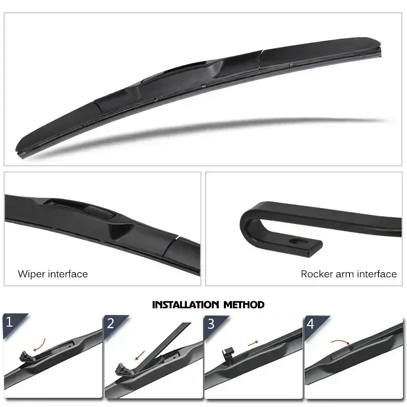 Car Wiper Blades For Lexus IS250 Convertible 2006-2014 Windshield Windscreen Front Window Blades 22"+20" Car Accessories 2
