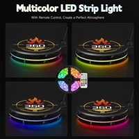 MWE 360 Photo Booth Machine for Parties with Extra Battery Logo Customization Software APP Remote Automatic 360 Spin Camera - Image 6