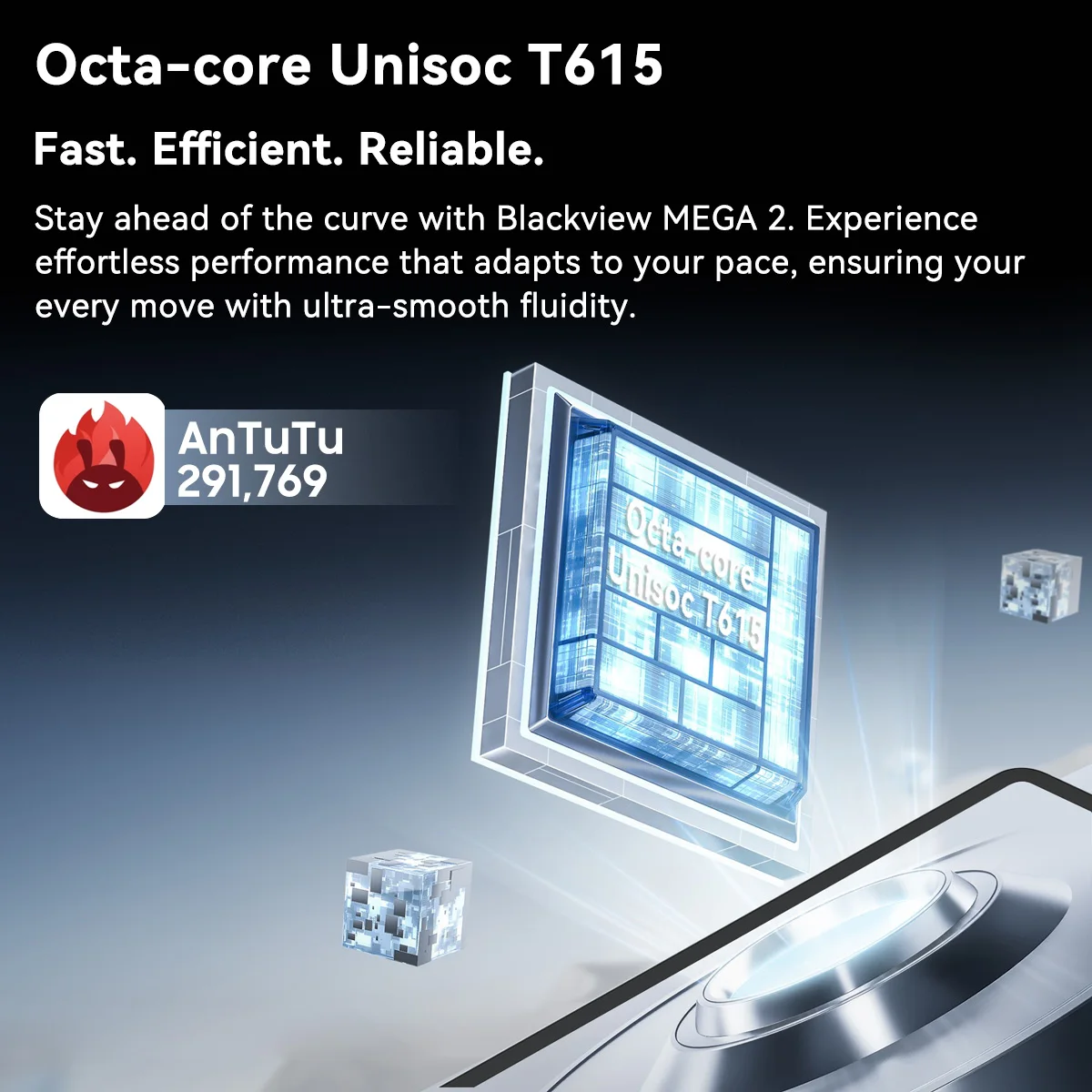 Blackview MEGA 2 Tablet PC 12'' 2K FHD+ Display Unisoc T615 12GB+