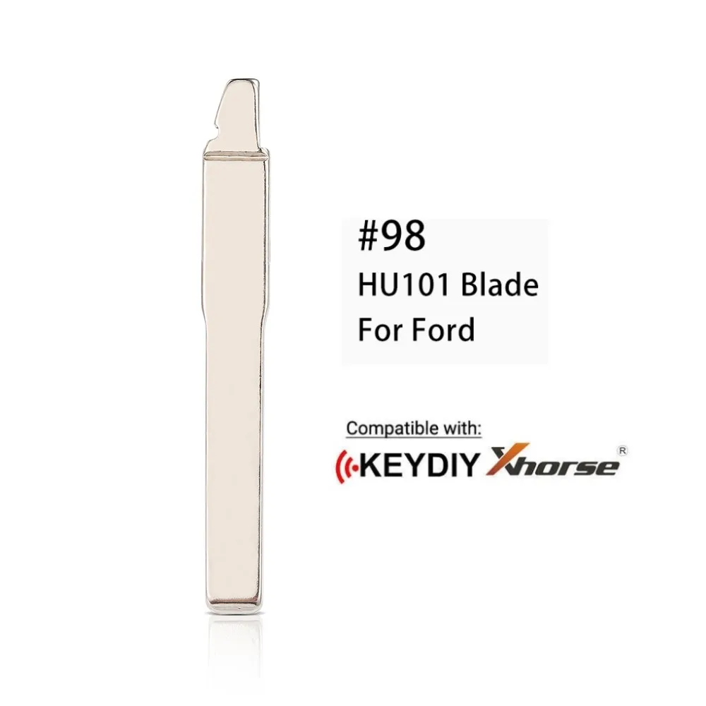 5PCS Original NO.98 Replacement Key HU101 Blade Car Blank KD VVDI JMD For Ford Focus Flip Remote Key Blade #98