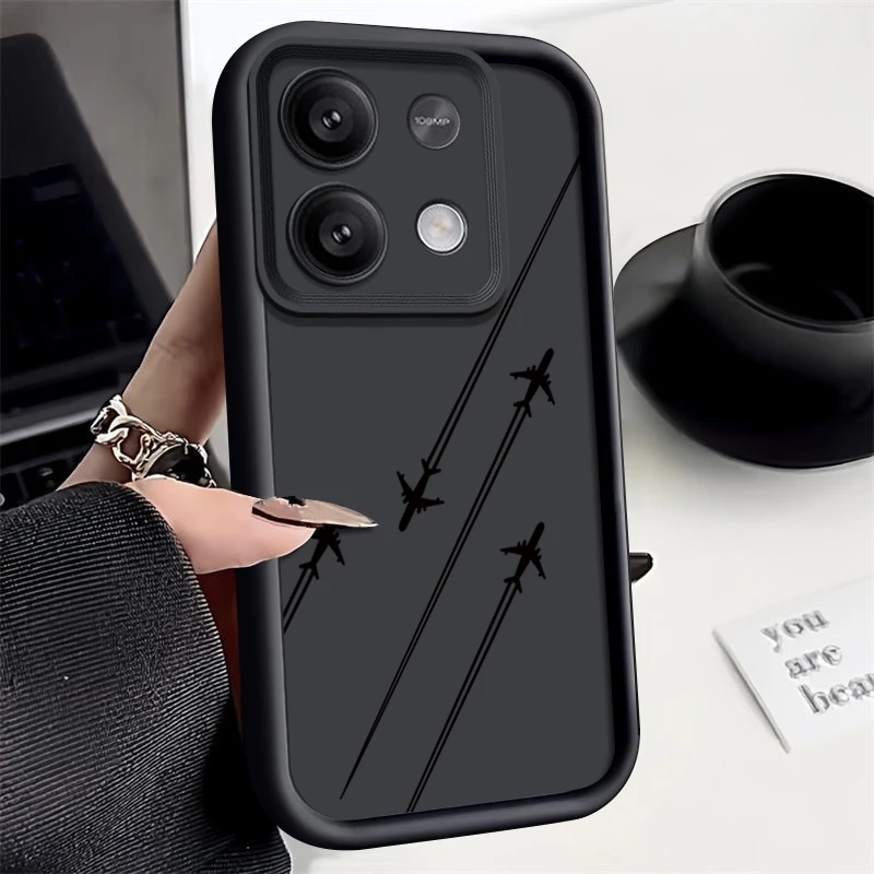 Airplane Pattern TPU Soft Phone Case