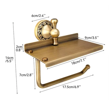 copper toilet paper holder