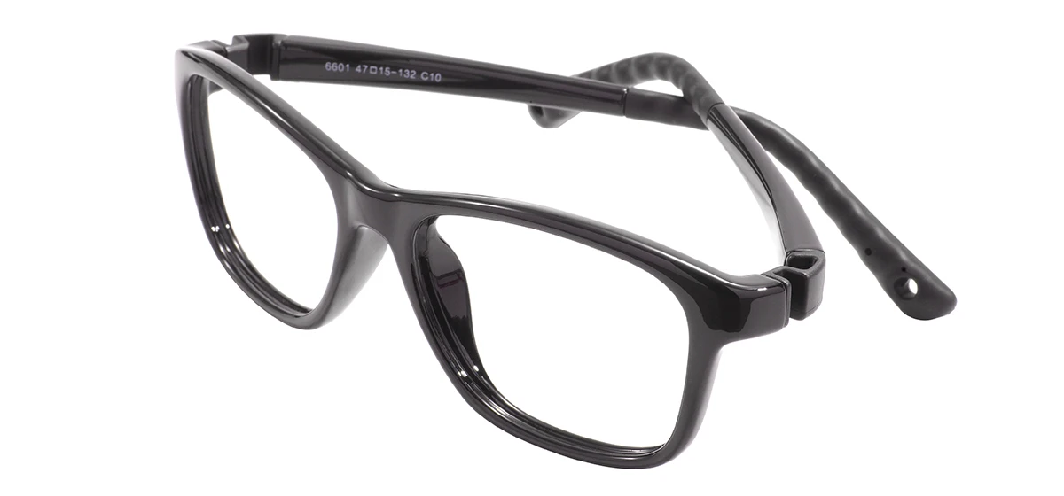 Silicone Flexible Square Blue Light Blocking Glasses For Kids