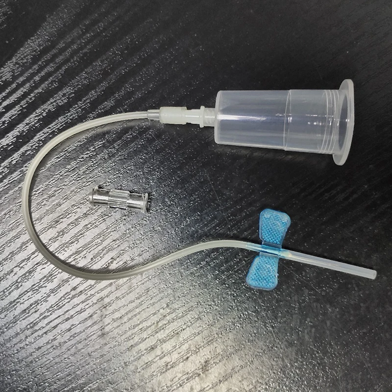 교체 가능한 바늘이 있는 혈액 수집 거치대, 진공 정맥 수집 바늘 거치대, 혈액 수집 사용 도구, 10 개