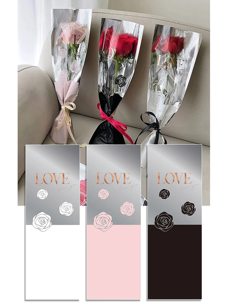 New Flower Wrapping Paper Premium Marble Series Flower Bundle Cowhide  Packaging Paper Valentine's Day Rose Wrapping Paper - AliExpress