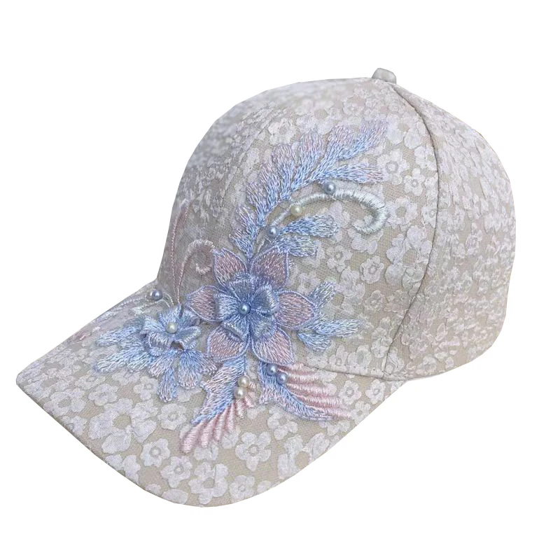 Golf Hat Spring/Summer New Product Women's Outdoor Sports Hat Embroidered Duck Tongue Versatile Sunscreen Sunshade