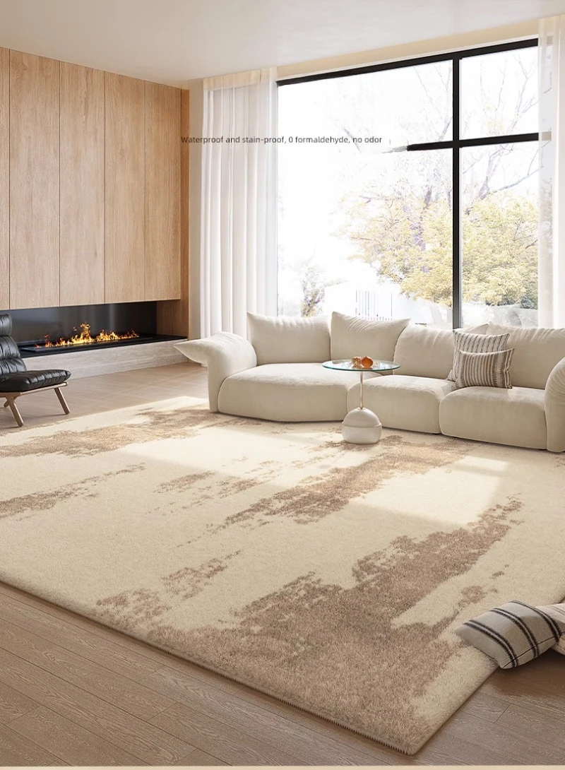 Cream Large Area Rug 6