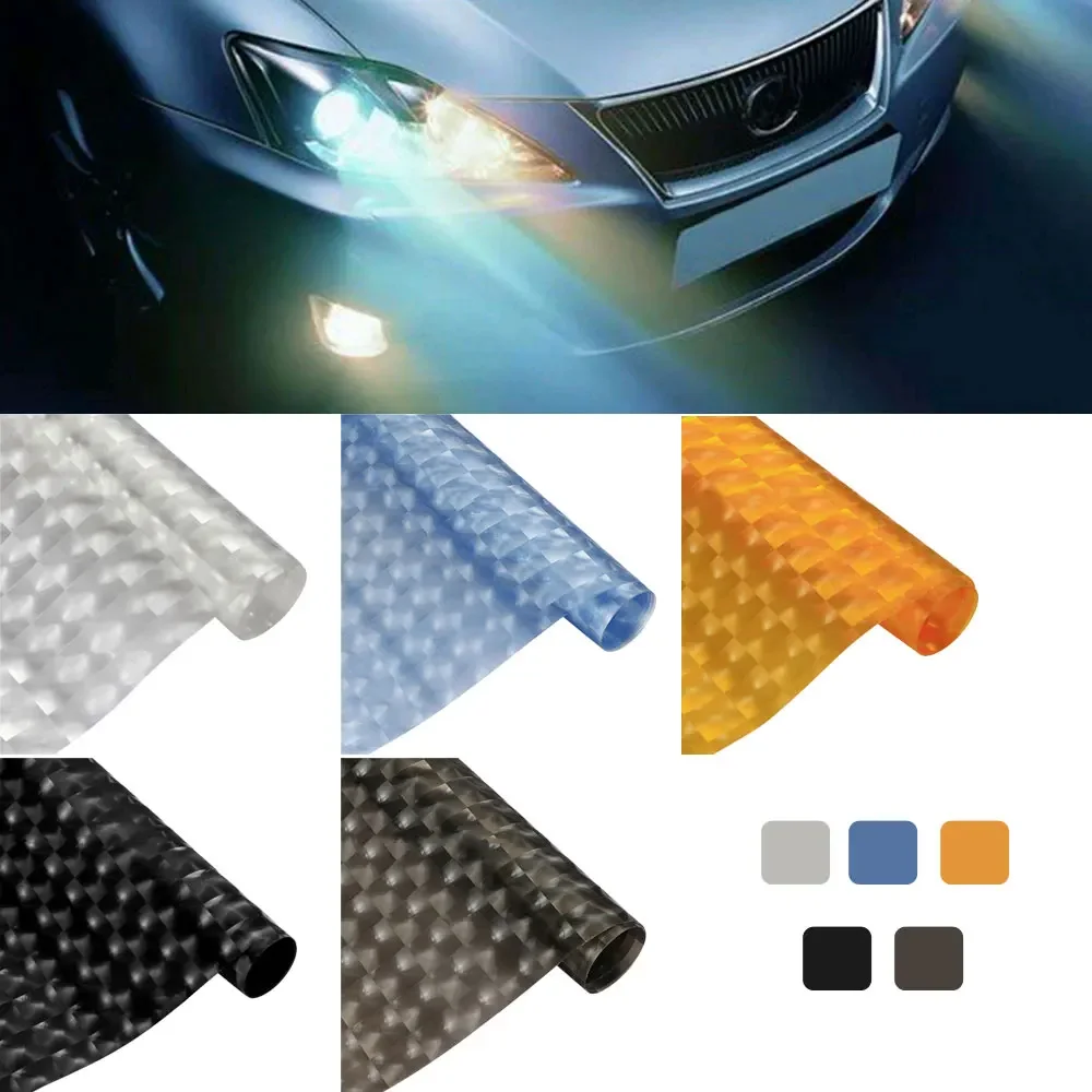 

Car Rear Tail Light Lamp Stickers Universal Automotive Black Cat Eyes Taillight Cover DIY Fog Light Smoke Film Decal Sticker