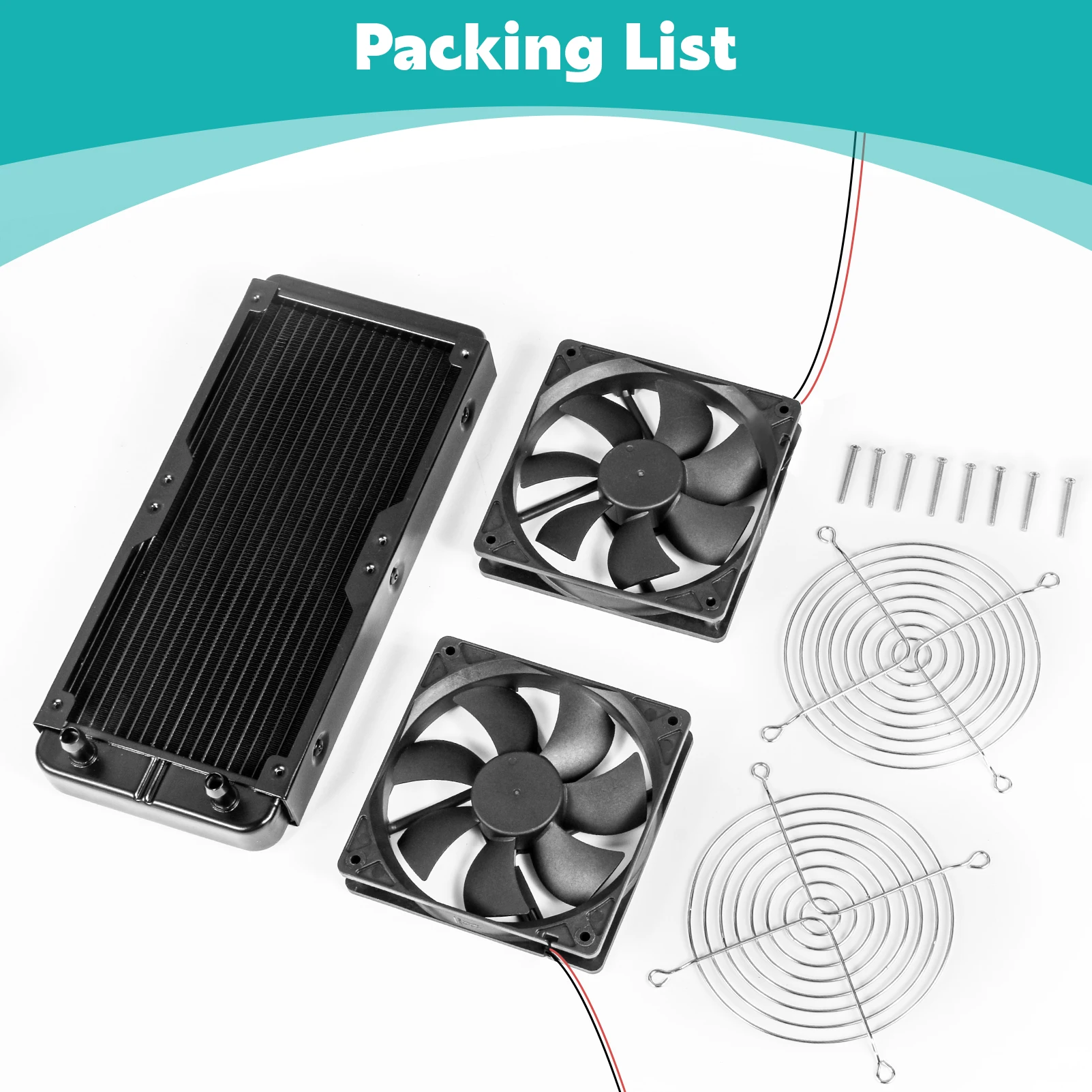 para Computador, Descarga de Água, Vento Forte Recomendar, 240mm