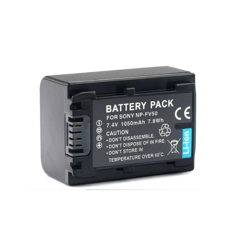 NP-FV50 7.2V 1050mAh for Sony FV30 FV40 FV50 FV60 FV70 HDR-CX150E 180E 210E 270E