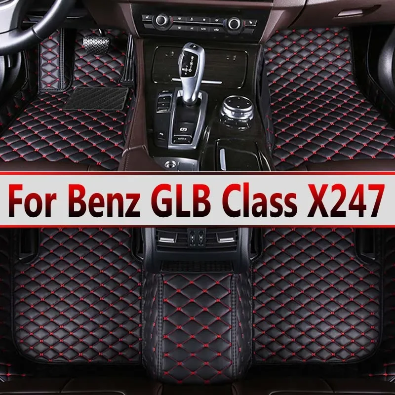 

Автомобильные коврики для Mercedes Benz GLB Class X247, пять сидений 2019, 2020, 2021, 2022, под заказ, автомобильные накладки на ножки, ковер, аксессуары
