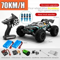 Rc Car Off Road 4x4 High Speed 75KM/H Remote Control Car with LED Headlight Brushless 4WD 1/16 Monster Truck Toys for Boys Gift 1