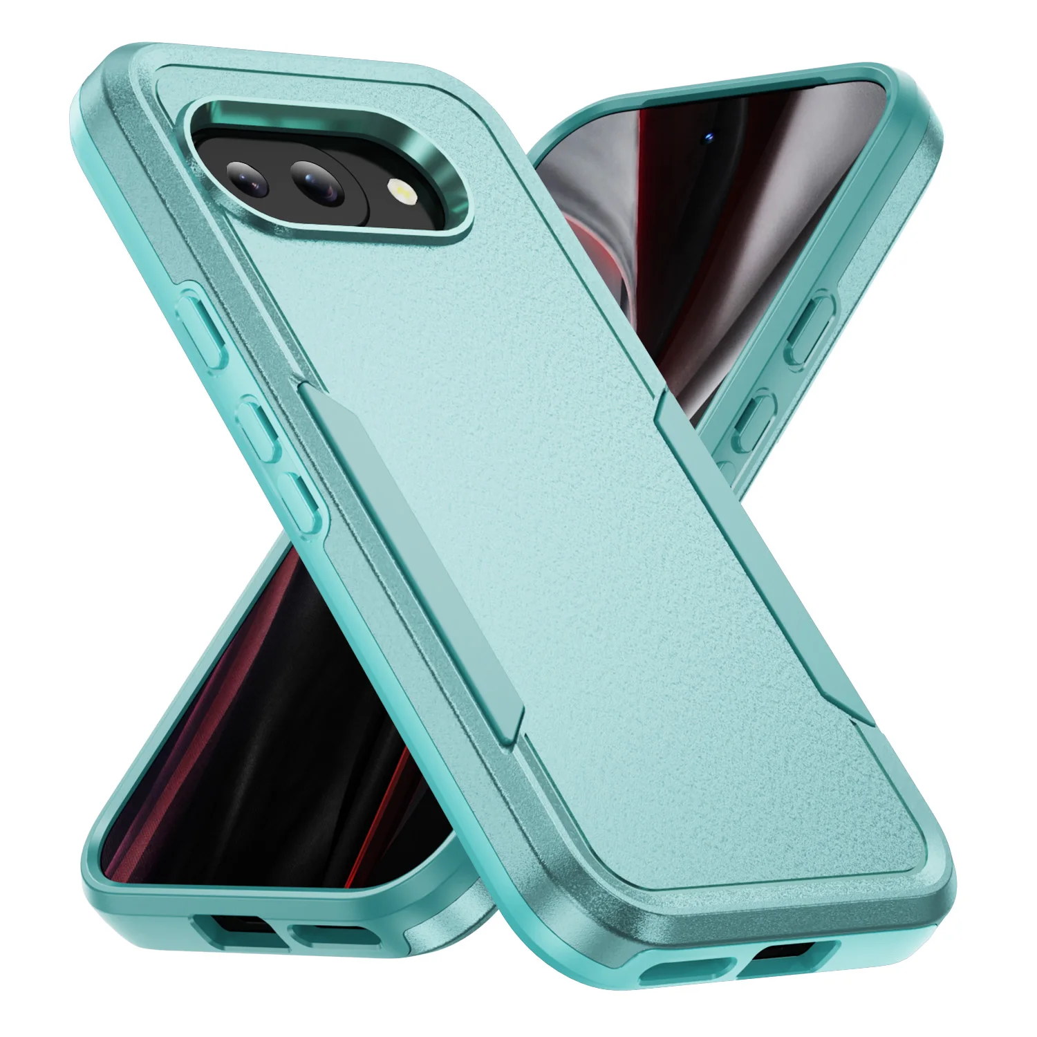 Shockproof Dual-Layer Protective Phone Case with Screen Protector