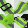 Safety Reflective Vest LED Running Light Adjustable Elastic Vest Jacket Night Warning Work Fishing Vest for Running Cycling 5