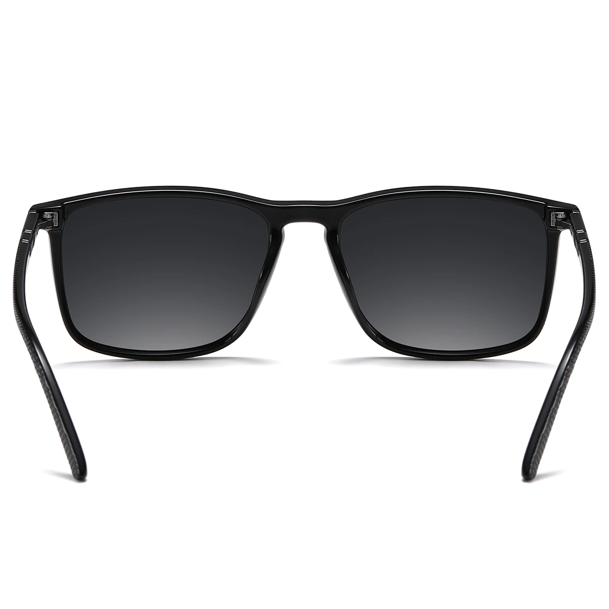 Square Sunglasses for Men Women Polarized Light Weight Business Driving Hiking Comfortable Eyewear Accessory