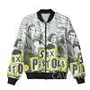 CAVVING 3D Printed  Rock band Sex Pistols  Zipper Bomber Jackets Men Overcoat Mens Coat Zip Up Jackets for Women/Men 1