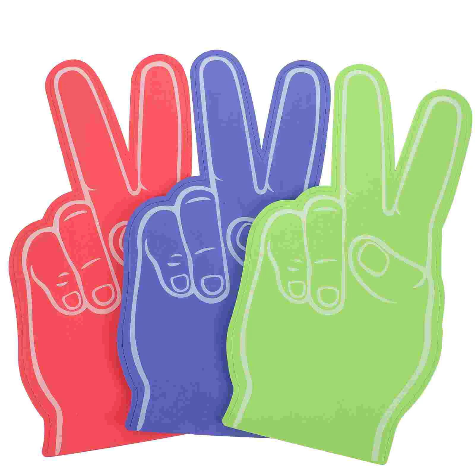 

3Pcs Sports Cheering Foam Hands Football Party Favors Cheering Foam Hands for Business Occasions