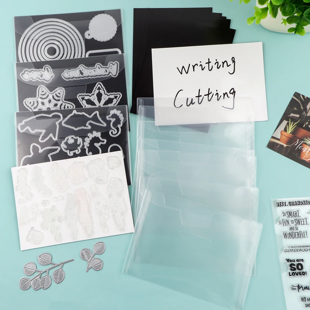 Rubber Magnetic Sheets Die and Stamp Storage Magnetic Panels Storage Cards 10-20pcs 12.6x17.4cm 0.7mm/0.9mm storage box storage container stamp storage binder rubber magnetic stripe