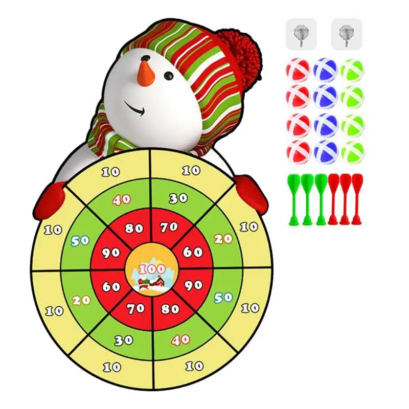

Kids Dart Board Game Set Throwing Toys Dartboards With Balls & Darts Large Size Dart Throwing Party Game For Boys Girls Indoor