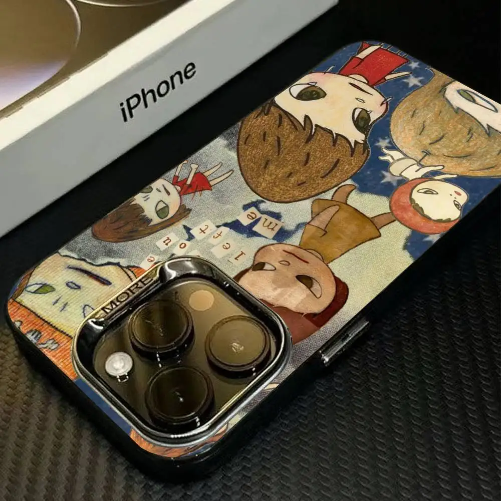 Japan Yoshimoto Nara Cartoon Girl Colorful Phone Case