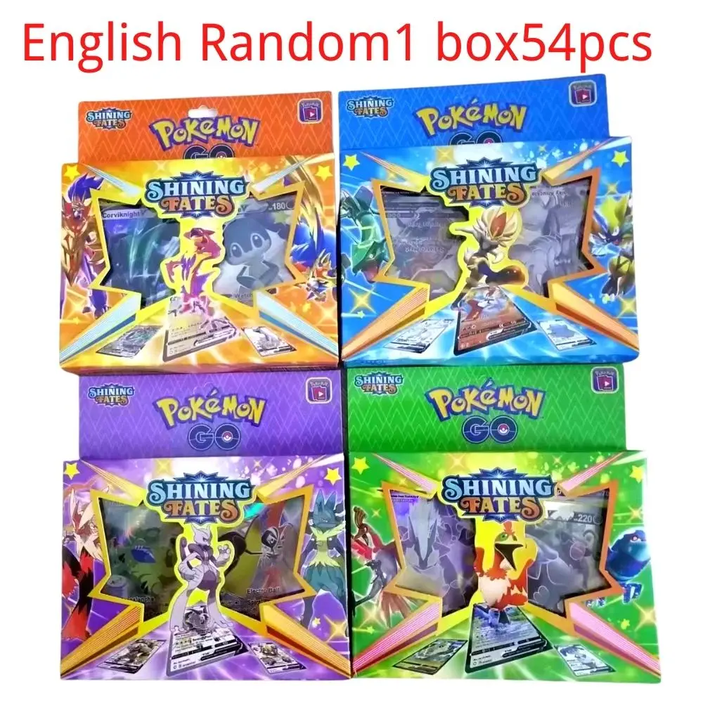 54pcs Pocket Monsters TAKARA TOMY Battle Toys Lost Origins Pocket Monsters and Pikachu Games Children's Anime Collection Card