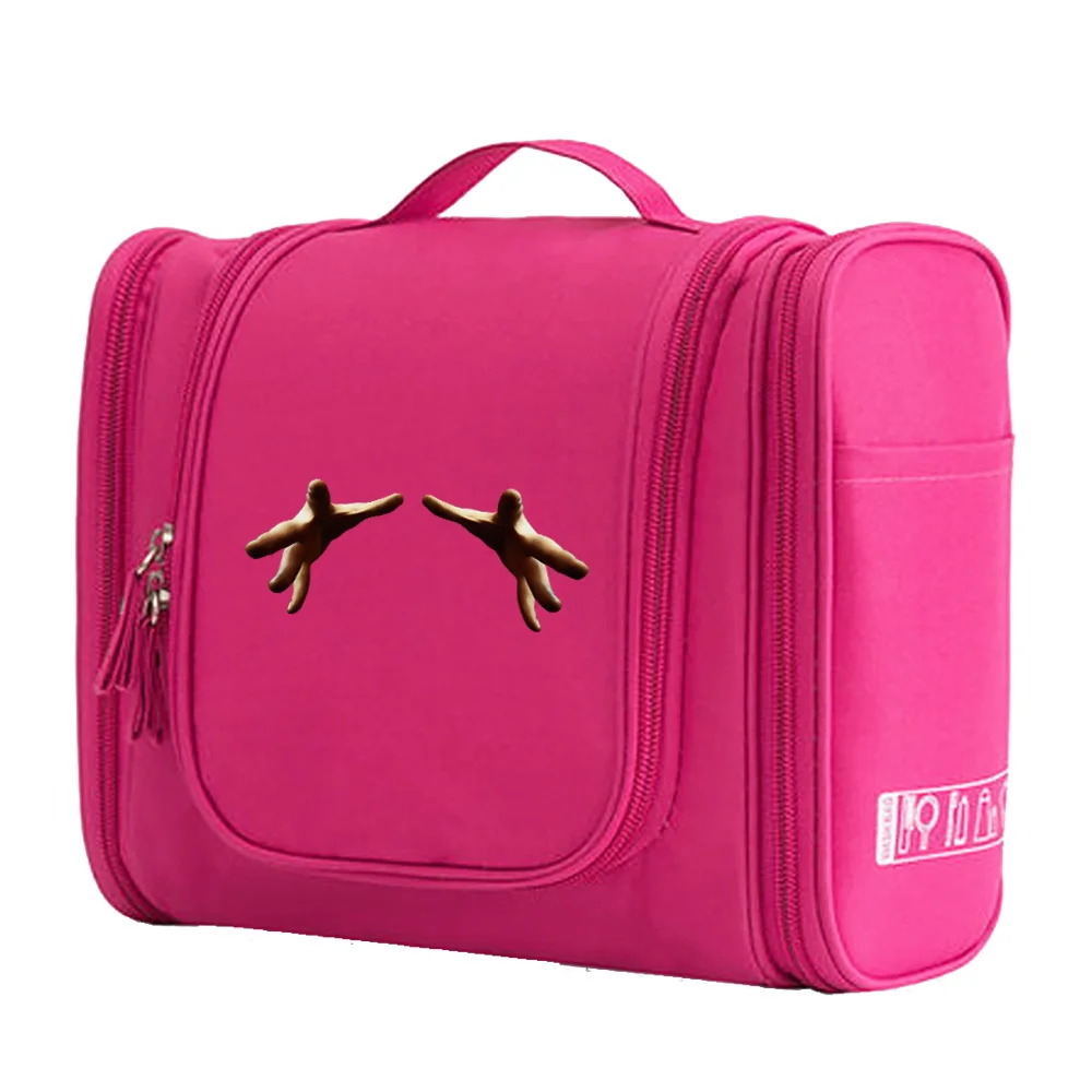 Make Up Case MakeUp Bag Cosmetic Bags Women Hanging Bathroom Wash Pouch Organizer 3D Pattern Handbag Travel Waterproof Accesso