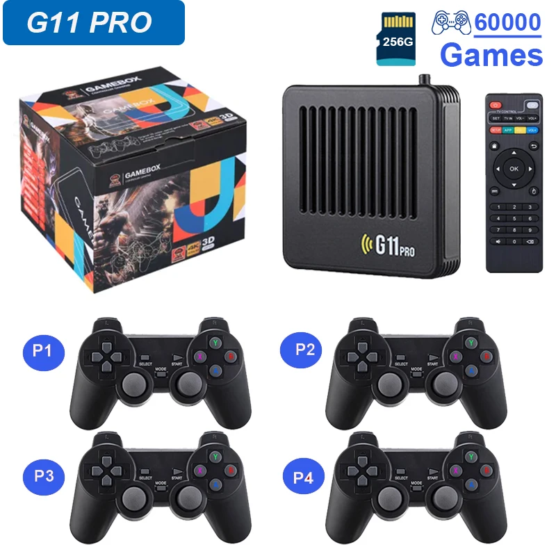 G11 Pro Game Box consola de videojuegos, 256G, más de 60000 juegos ...