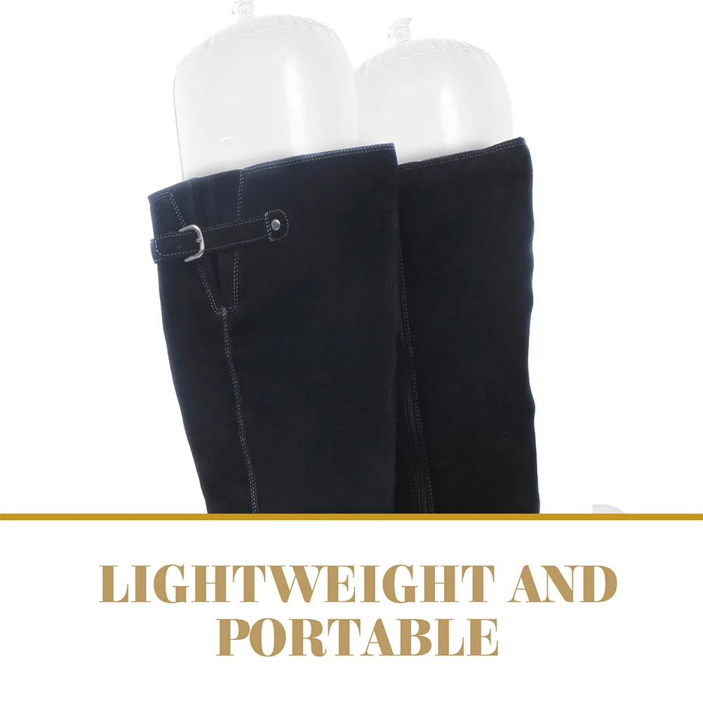 2 Pairs of Inflatable Boot Shaper Boot Holder Keeper Tall Stuffers Inflatable Shapers boot stands for tall boots